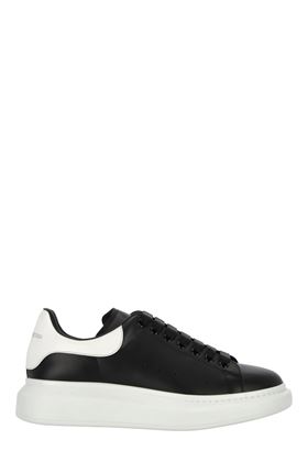 Lace-up sneakers in smooth white leather Alexander McQueen | 553680WHGP51070